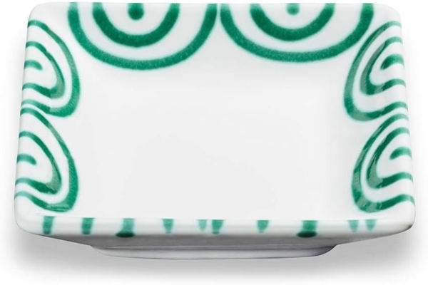 Gmundner Keramik Grüngeflammt, Snackschale (11x11cm)