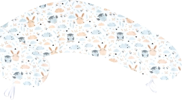 Amilian Stillkissenbezug 170 cm - Kissenbezug für Stillkissen, Seitenschläferkissen -Bezug, 100% Baumwolle - weicher und pflegeleichter Ersatzbezug