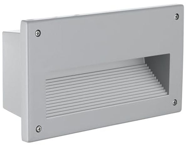EGLO ZIMBA AUSSENWAND E14 227X127 IP44 SILBER