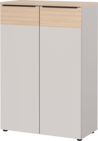Germania Aktenschrank 4440-654 GW-Oviedo, in Kaschmir/Lindberg-Eiche-Nb, mit Türdämpfung, 80 x 120 x 40 cm (BxHxT)