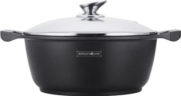 Royalty Line RL-BS20M: Marmorbeschichteter Kochtopf & Kasserolle - 20cm