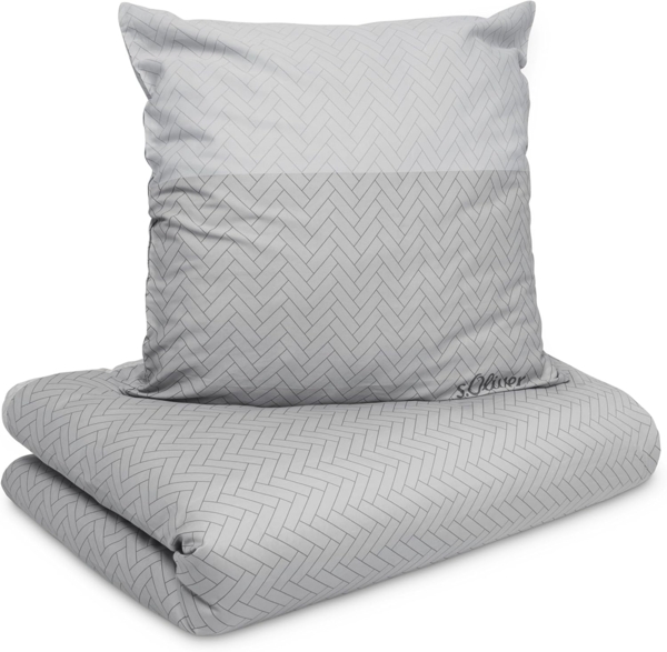 s.Oliver Bettwäsche Satinbettwäsche s.Oliver, Mako-Satin, 2 teilig, im minimalistischen Wendedesign