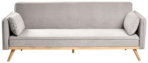 Schlafsofa ASAA Stoff Grau