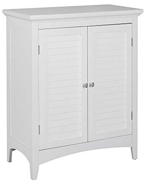 Versanora ELG-585 Badezimmer-Fußboden-Kabinett, MDF, Weiß, 66.04 x 33.02 x 81.28 cm