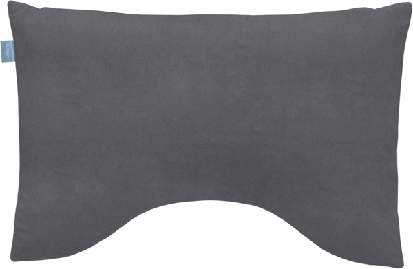 XDREAM Nackenstützkissen Visco Comfort, ergonomisches Nackenkissen mit Memory Effekt, Füllung: 100% Viscoschaum, Bezug: samtig weicher Mikroplüsch, für Rückenschläfer, Seitenschläfer und Bauchschläfer geeignet