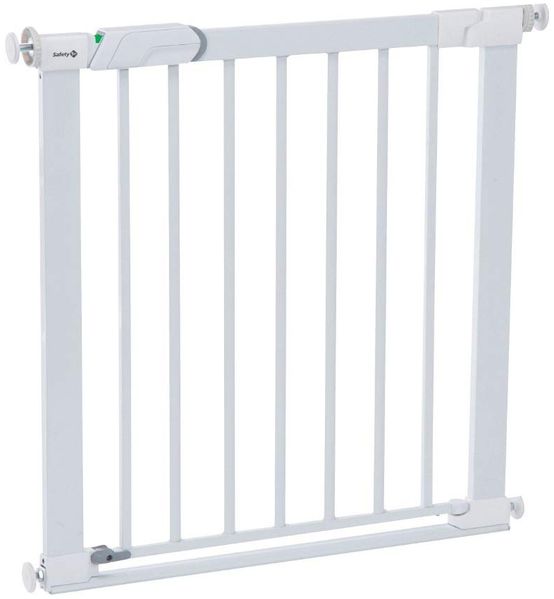 Safety 1st 'Flat Step' Treppenschutzgitter, für Türbreiten 73 - 80 cm, Metall, Weiß