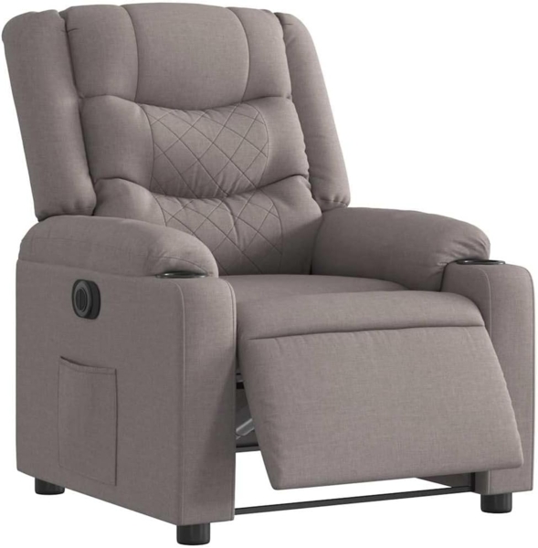 Relaxsessel Elektrisch Taupe Stoff 3310251