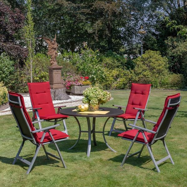 Beautissu Hochlehner Auflage Loft HL Rot Bild 2