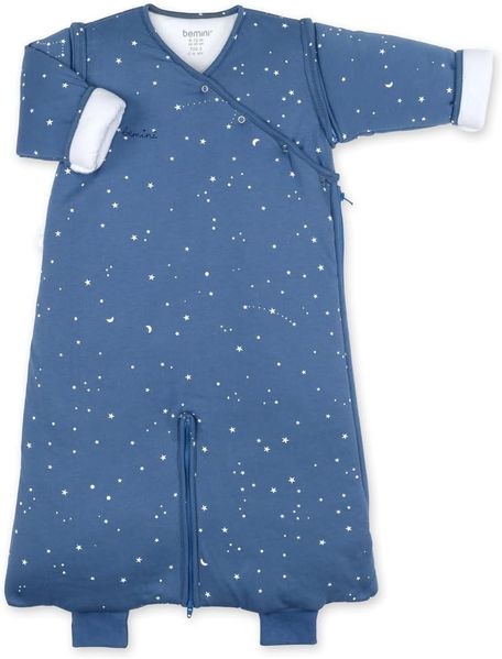 Bemini Pady Jersey Schlafsack Stary Relax 3-9 Monate Blau