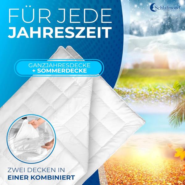 Schlafmond Kombi-Decke "Medicus Clean" 135x200 Bild 4