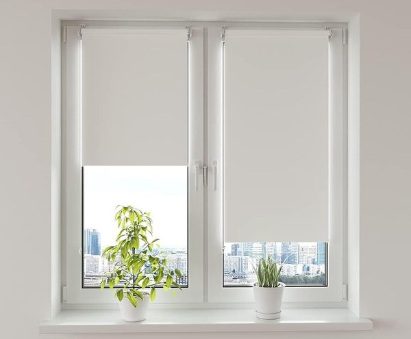 Verdunkelungsrollo Klemmfix ohne Bohren 55x210 cm Weiß Verdunklungsrollo Fensterrollo Rollo Seitenzugrollo Klemmrollo für Fenster & Tür Bild 7