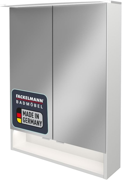 Fackelmann B.STYLE Spiegelschrank, 60 cm breit, Weiß