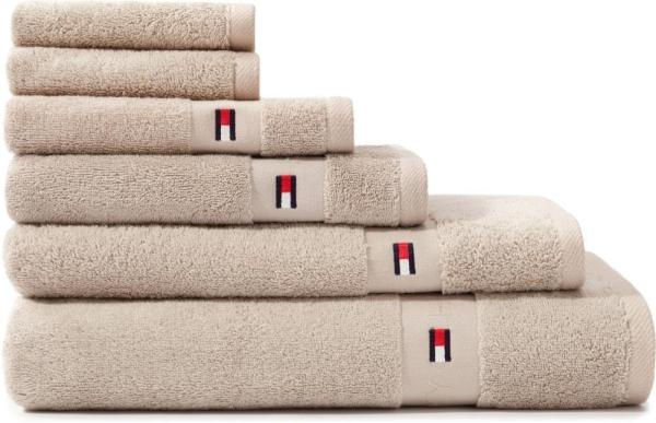 Tommy Hilfiger 'Legend 2' Handtuch, Baumwolle sand, 50 x 100 cm