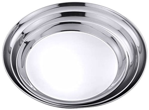 Contacto Tablett Contacto Serviertablett Edelstahl rund 50 cm