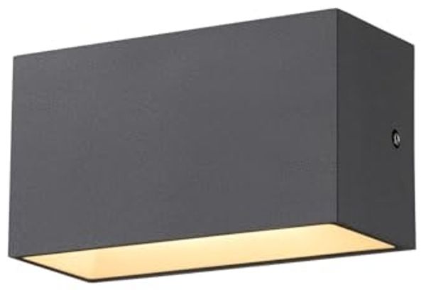 SLV 1005151 SITRA M LED Outdoor Wandaufbauleuchte anthrazit CCT switch IP65