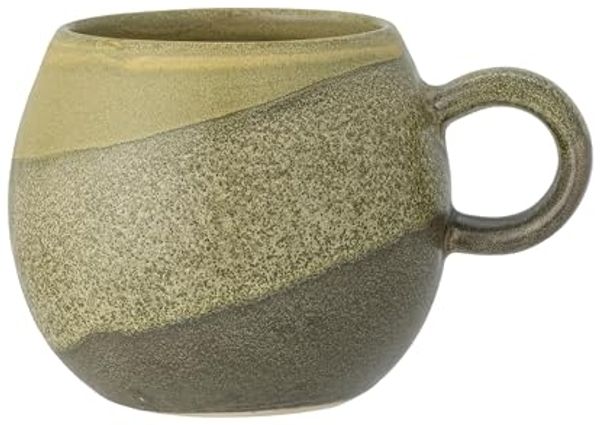 Bloomingville Tasse Bloomingville Paula Tasse, Grün, Steingut, 275 ml, Steingut