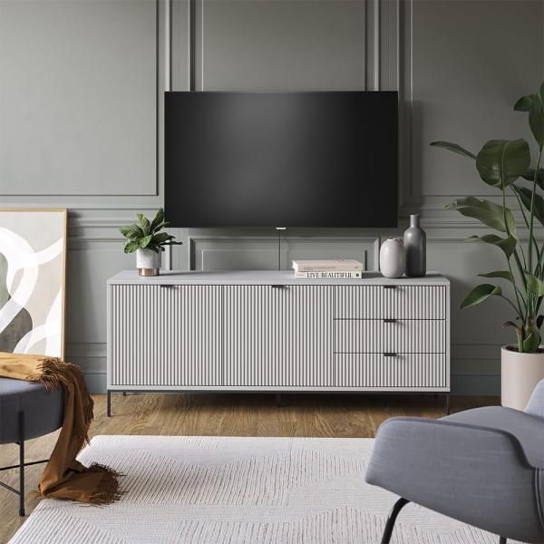 Lowboard Eliza Grau 150 x 60 cm Vicco Bild 2