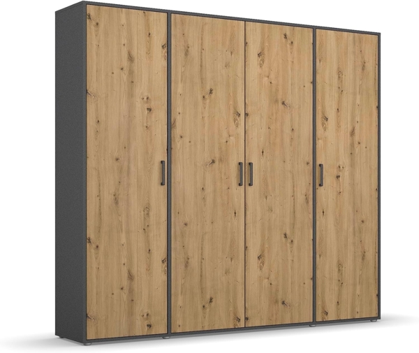rauch Kleiderschrank VOYAGER Otto´s Choice Garderobe Wäscheschrank TOPSELLER Schlafzimmer (in 3 verschiedenen Ausstattungen BASIC/CLASSIC/PREMIUM) Schrank mit modernen Griffen in viel Stauraum MADE IN GERMANY Bild 1