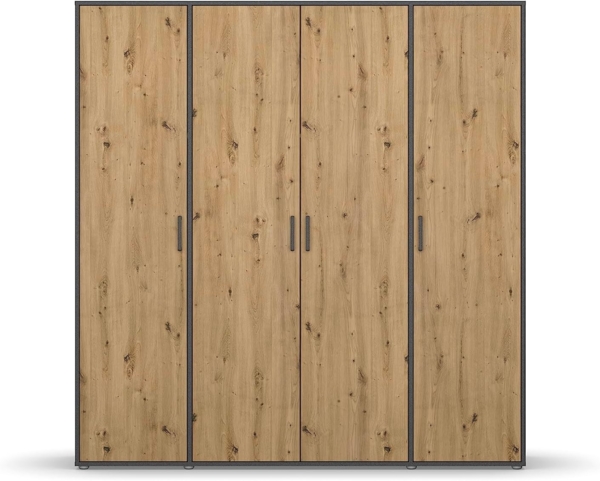 rauch Kleiderschrank VOYAGER Otto´s Choice Garderobe Wäscheschrank TOPSELLER Schlafzimmer (in 3 verschiedenen Ausstattungen BASIC/CLASSIC/PREMIUM) Schrank mit modernen Griffen in viel Stauraum MADE IN GERMANY Bild 9