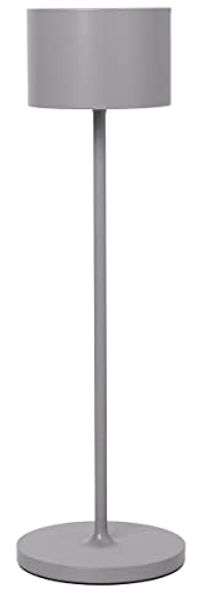 Blomus Mobile LED-Leuchte FAROL Satellite, LED-Lampe, Stehleuchte, Tischleuchte, Aluminium, Grau, 66125