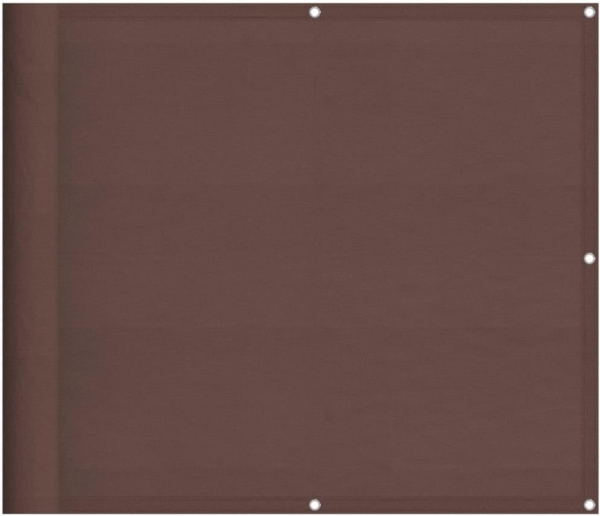 vidaXL Balkon-Sichtschutz Braun 90x1000 cm 100 % Polyester-Oxford 4000391