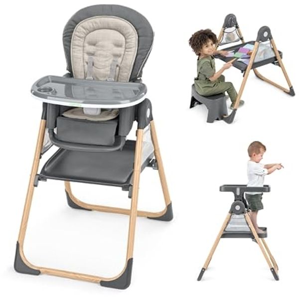 ingenuity Hochstuhl Proper Positioner™ Create Up™ Multi-Mode Deluxe Folding Wesley™, mit vielen verschieden Verwendungsmöglichkeiten