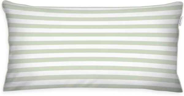 TOM TAILOR HOME Kissenhülle new bedroom, STRIPES WITH A KICK, 40x40cm oder 40x80cm, (1 Stück), mit Wendemotiv, farbiger Paspel und Markenreißverschluss