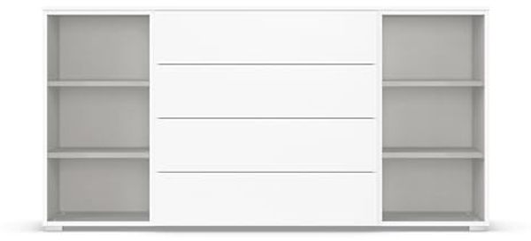 rauch Aditio Box, Kommode, 2-türig, 4 Schubladen, mit Softclose-Funktion, Farbe Beige, BxHxT 160x81x43cm Bild 5