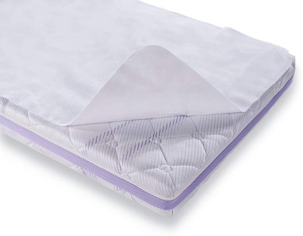 Träumeland 'Airsafe 3D' Nässeschutzauflage, mit 3D-Luftpolster zur verbesserten Luftzirkulation, Baumwolle, Weiß, 120x200 cm
