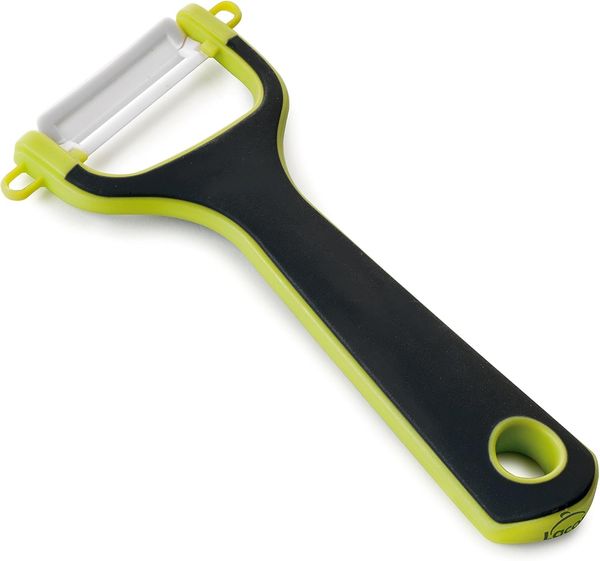 Lacor 60444 Normalen Schäler, Keramik, grau, 20 x 12 x 2 cm