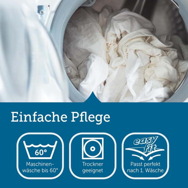 SETEX Wendebettwäsche Feinbiber, Biber, 2 teilig, mit Wendefunktion Bild 7