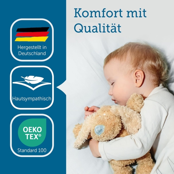 SETEX Wendebettwäsche Feinbiber, Biber, 2 teilig, mit Wendefunktion Bild 4