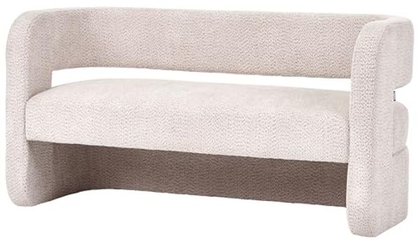 Sofa 2-Sitzer VIDSEL Chenillegewebe Beige