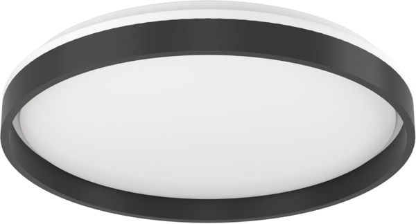 EGLO LED Deckenleuchte MOSCHETTINO-Z Deckenlampe, Disco-Modus, ZigBee 3.0, Wohnzimmerlampe, CCT - über Fernbedienung, Dimmer, Dimmfunktion, Farbsteuerung, Farbwechsel, Fernbedienung, Infrarot inkl, Memoryfunktion, Nachtlichtfunktion, RGB, Smart Home, T...