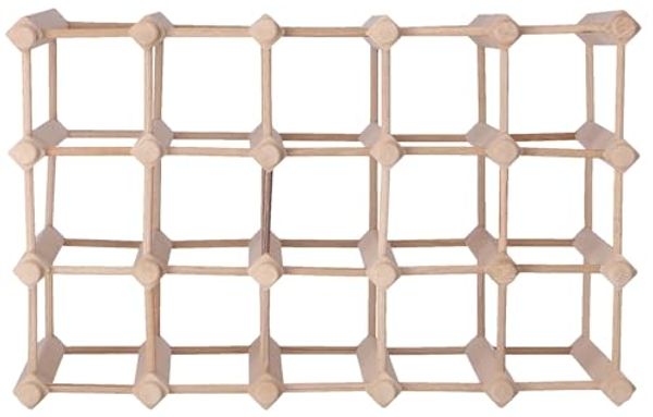 WELL HOME MOBILIARIO & DECORACIÓN Weinregal aus Buche für 20 Flaschen