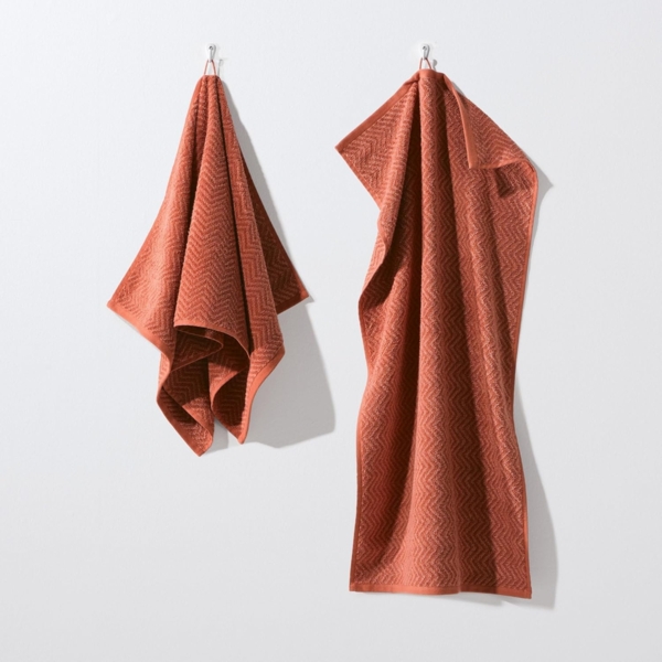 REDBEST Duschtuch Duschtuch "Palmdale" 2er-Pack, Frottier, Walk-Frottier gemustert Bild 7