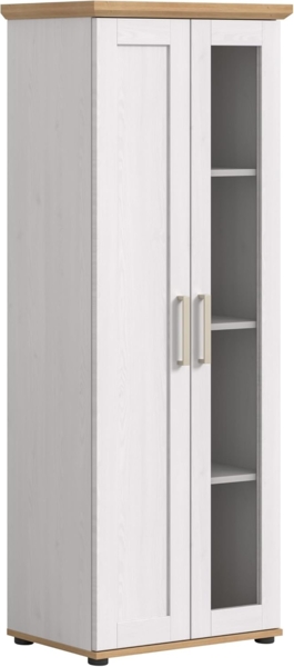 Vitrine (B/H/T: 64x161x37 cm) in Sibiu Lärche Nachbildung