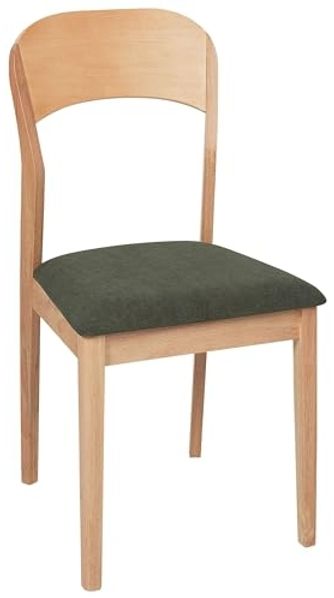 Esszimmerstuhl 2er Set ALVIN Holz Heller Holzfarbton
