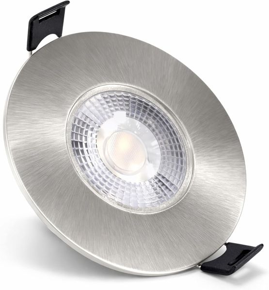 Maxkomfort LED Einbaustrahler F-Max IP44, LED fest integriert, 3000K, Warmweiß, Einbauspot