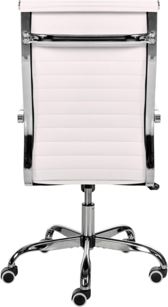 CLP Bürostuhl Amadora höhenverstellbar und drehbar,weiß Kunstleder Bild 7