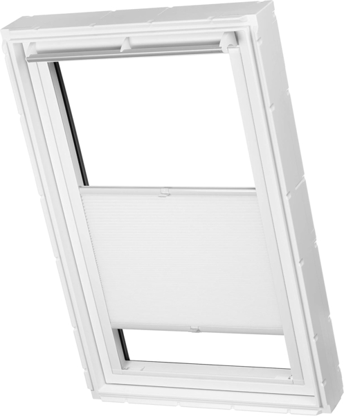 ventanara Dachfensterplissee Dachfenster passend für Velux Fenster Weiß FK08