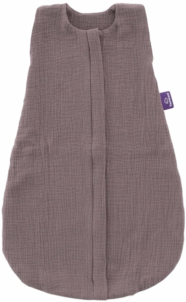 Sommerschlafsack LIEBMICH Baumwollmusselin schokopflaume, Größe 70