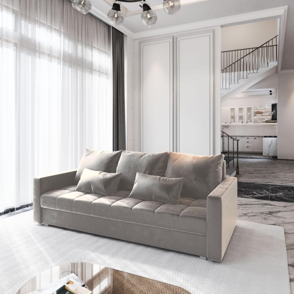 Masseno Sofa SIRO mit Schlaffunktion, Schlafsofa, Couch mit Bettkasten Bild 2