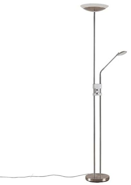 Lindby Stehlampe Jonne, Enthalten, 15,5 W LED + 3,3 W LED, warmweiß