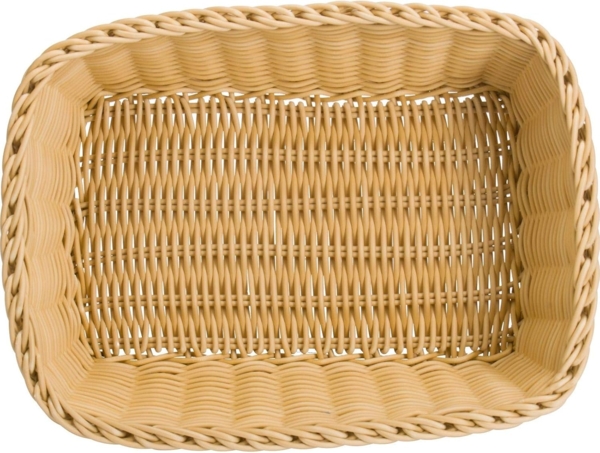 Saleen Brotkorb Kunststoff 31,5x22x10cm beige Bild 8