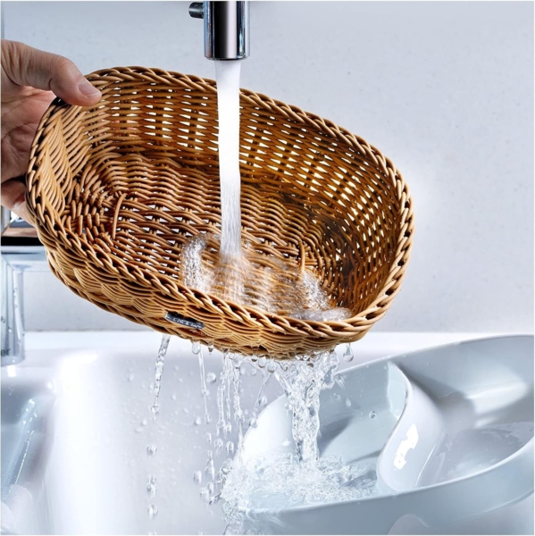 Saleen Brotkorb Kunststoff 31,5x22x10cm beige Bild 6