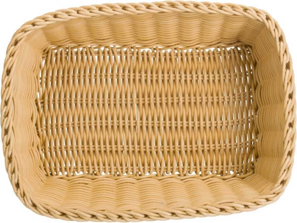 Saleen Brotkorb Kunststoff 31,5x22x10cm beige Bild 5