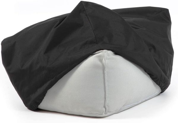 mokebo Gartenmöbel-Schutzhülle Der Beschützer (für den Ruhestifter), Schützhülle für Outdoor Pouf o. Sitzhocker eckig, wasserfest