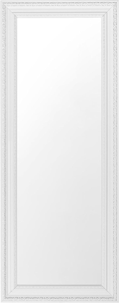 Wandspiegel weiß / silber rechteckig 50x130 cm VERTOU