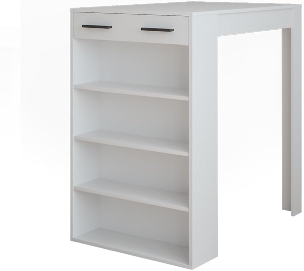 Bartisch Repose Weiß 67 x 100 cm Vicco